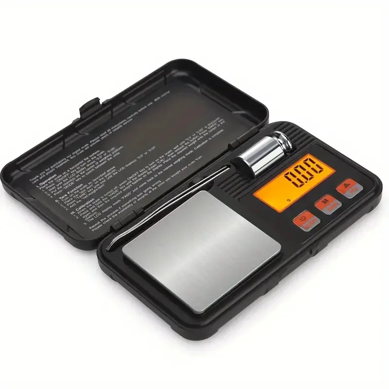 Digital Mini Scale 200 Gram/0.01 Gram 50 Gram/0.001 Gram High Precision Pocket Electronic Balance For Food Weighing