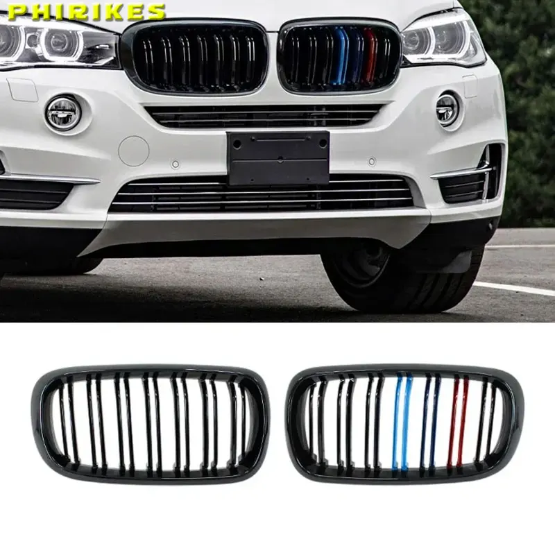 

2 шт. решетка переднего бампера из углеродного волокна Racing Grill для BMW 2015-2018 X5M F85 X6M F86 14-18 X5 F15 X6 F16 51117294485 51712334710