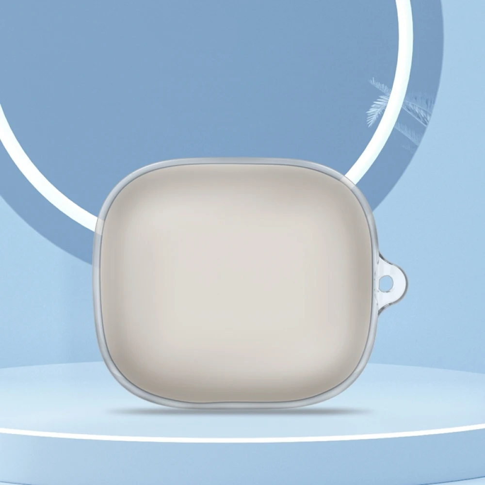 Clear Case for Powerbeats Pro 2 Transparent Shockproof TPU Case with Keychain-Crystal  ​