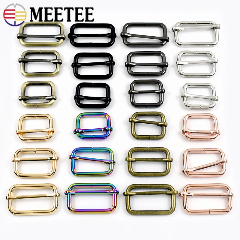 

10/20 шт., металлические скользящие пряжки 16-50 мм