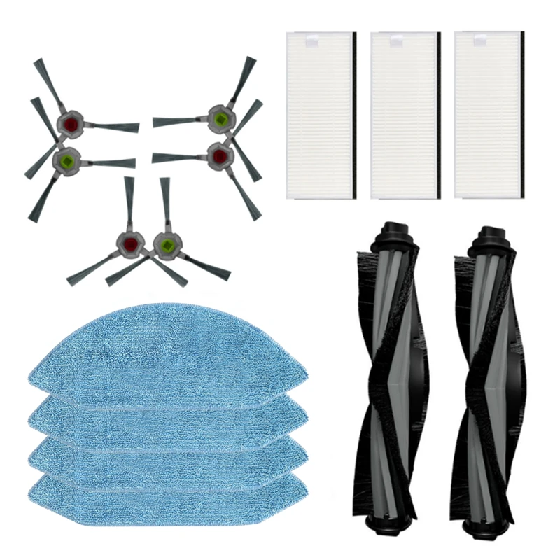 

For Ecovacs Deebot OZMO U2 / U2 Pro / DGN22 Robot Vacuum Cleaner Accessories Main Side Brush Hepa Filter