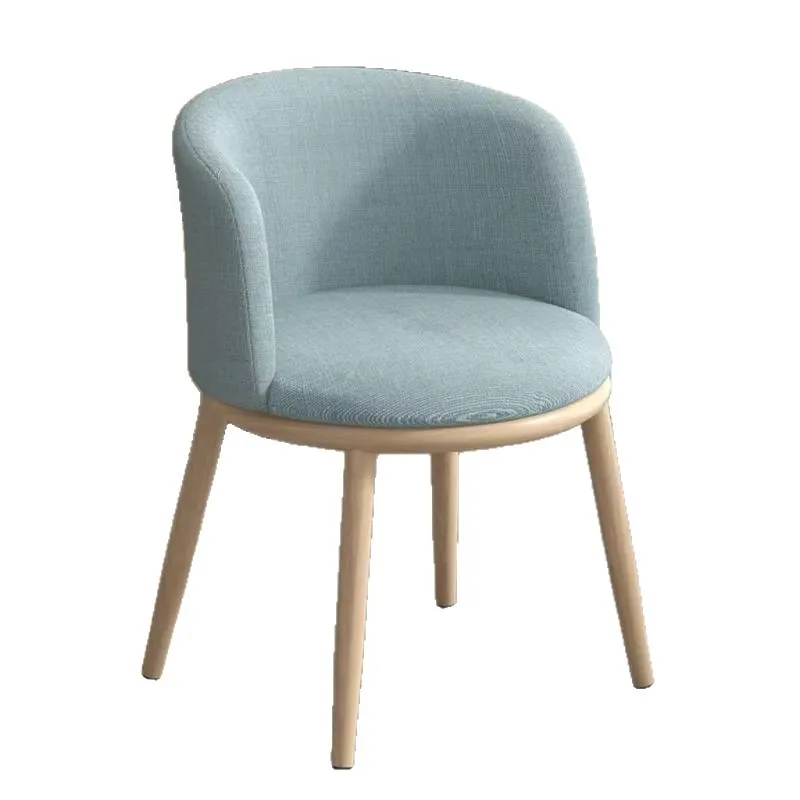 Leisure simple back chair household chair, balcony meeting guest office reception milk tea dining chair leisure chair