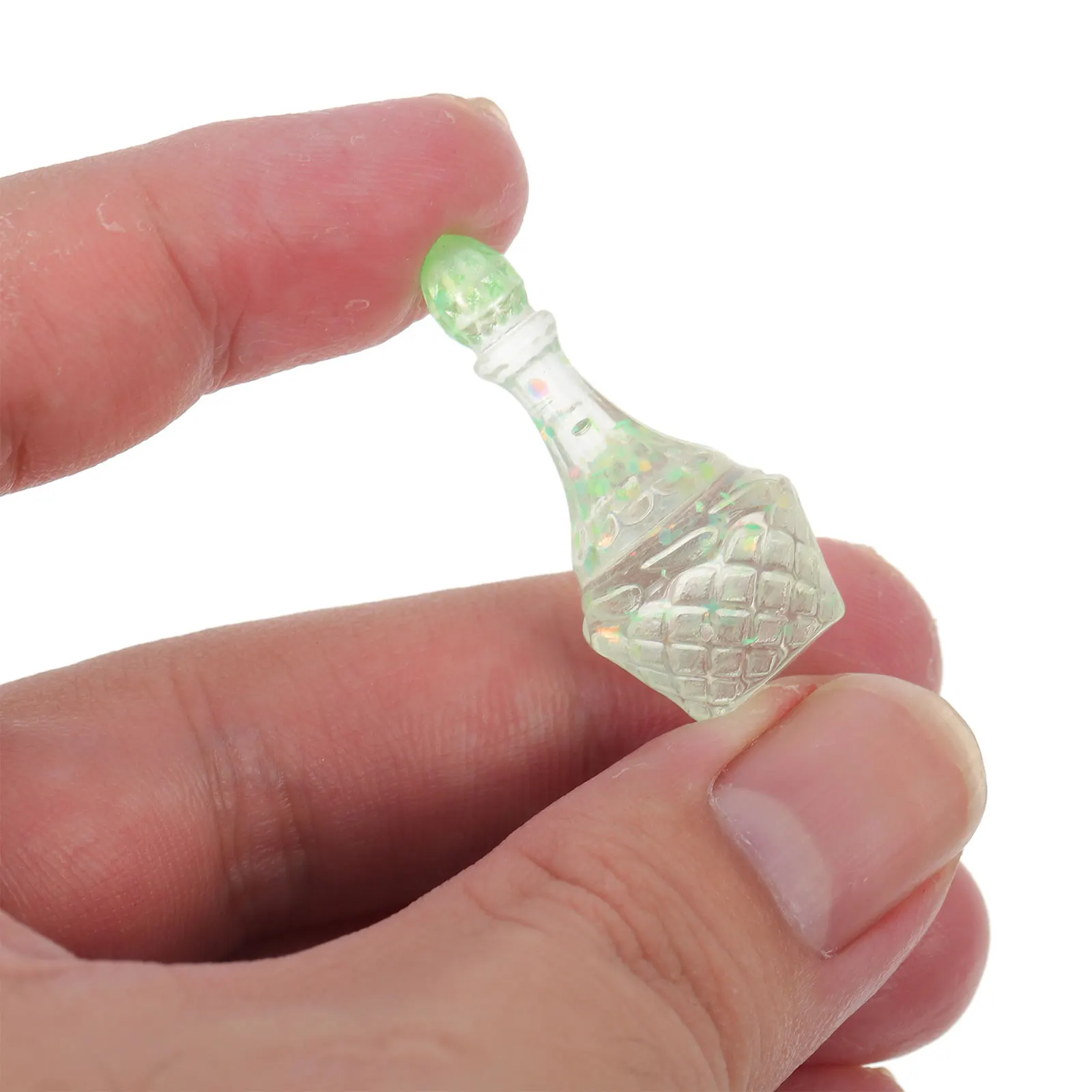 

30pcs Resin Accessories Bottle Shaped Decors Diy Charms Phone Case Decor Hairpin Ornament Handmade Craft Miniature Wedding