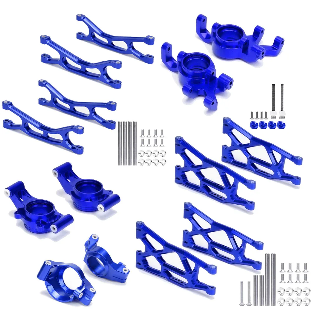 Receiver Box Cover Steering Bellcrank Support Wheel Nut Cap Motor Heatsink mounts for RC Traxxas 1/5 77076 (6S) 77086 (8S) 77096