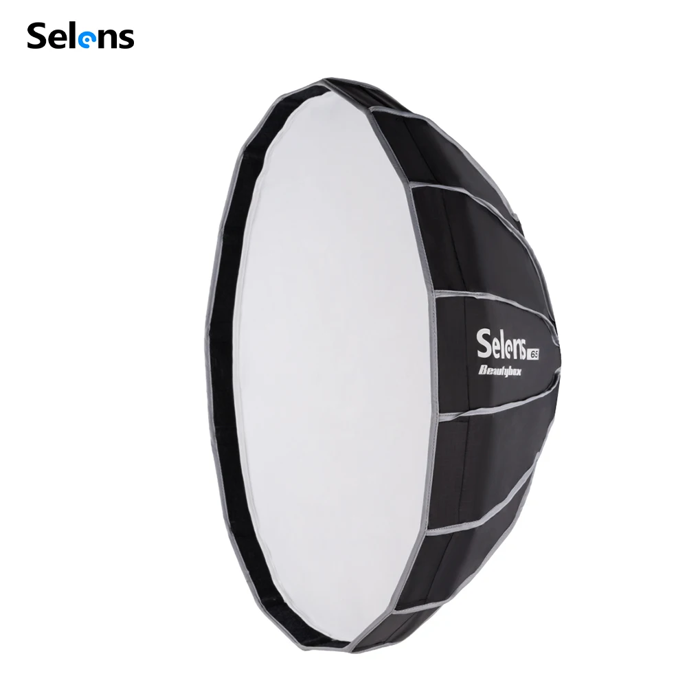 

Selens 65/85/120cm Umbrella Radar Softbox Beauty Dish Softbox with Diffuser ,Storage bag for Photography Studio Bowens Mount