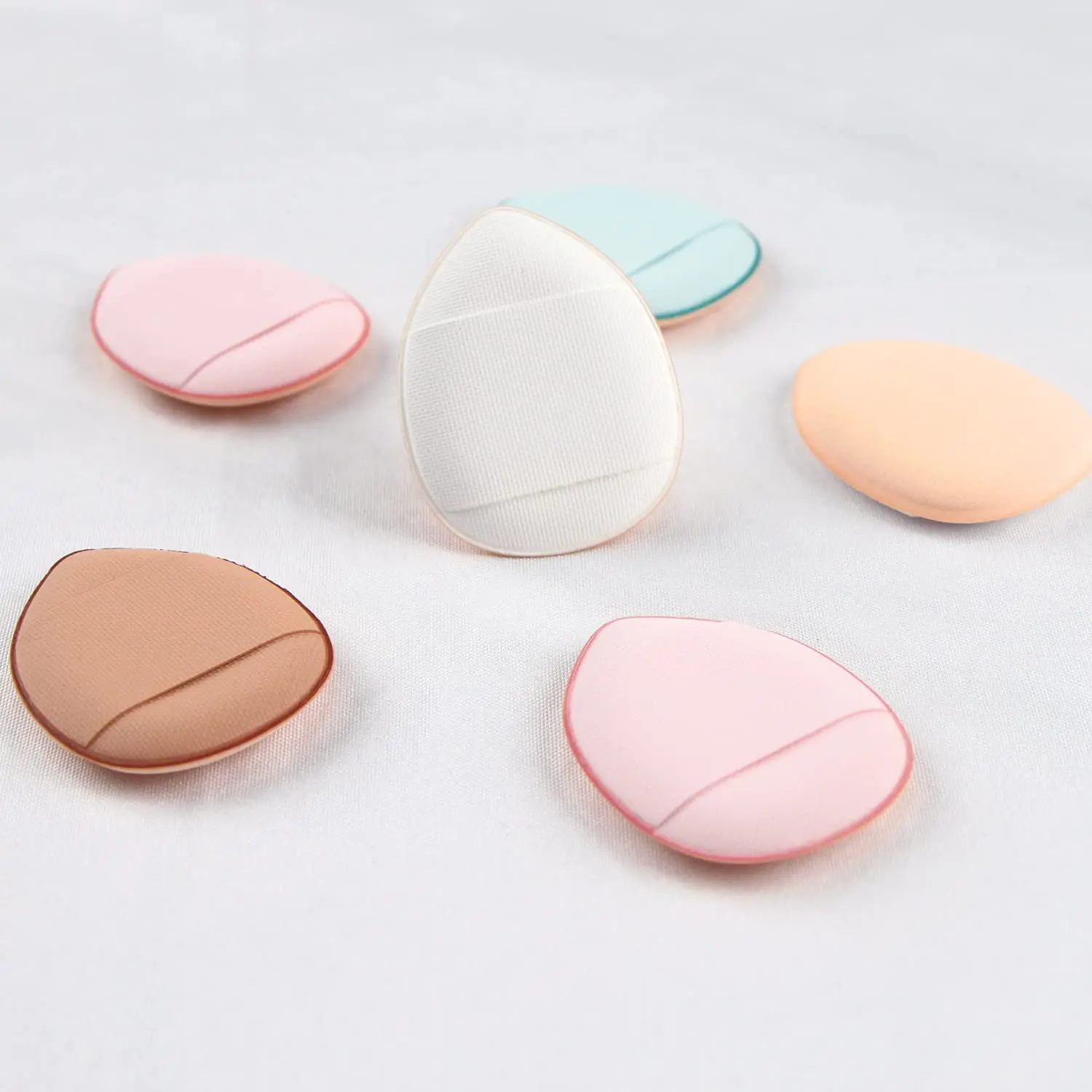 5/10Pcs Mini Finger Puff Foundation Small Air Cushion Powder Sponge Face Concealer BB Cream Cosmetic Applicator Narzędzia do makijażu