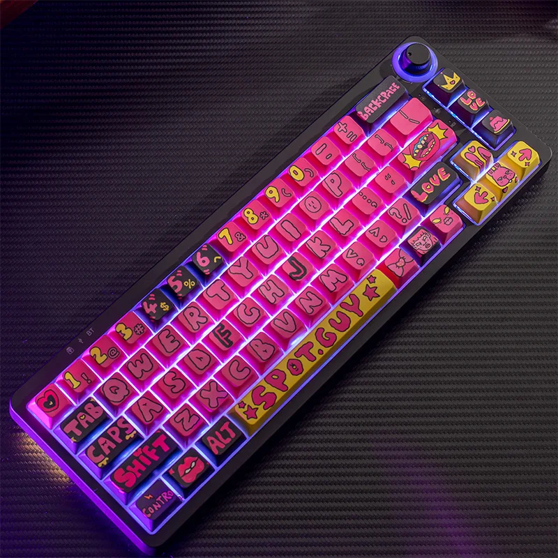 

130 key keyboard cap suitable for mechanical keyboard DIY customization, wear and durable PBT material, MDA height, perfect for
