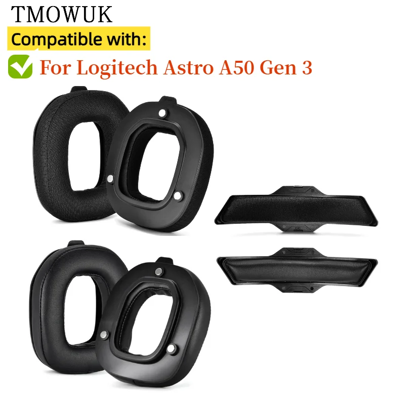 

For Logitech Astro A50 Gen 3 Earpads Sponge Soft Foam Cushion Replacement Headphones Accessories Earphone Ear Pads