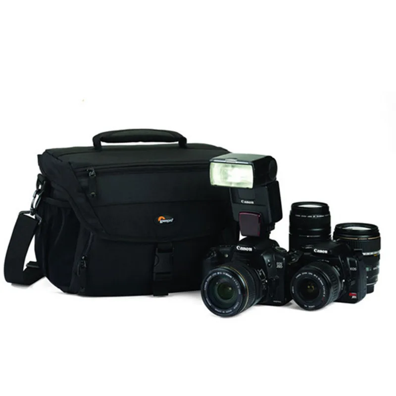 Lowepro-Sac à dos pour appareil photo Nova 190 AW initié, sac photo SLR numérique, étui avec 360 tous temps fantastiques