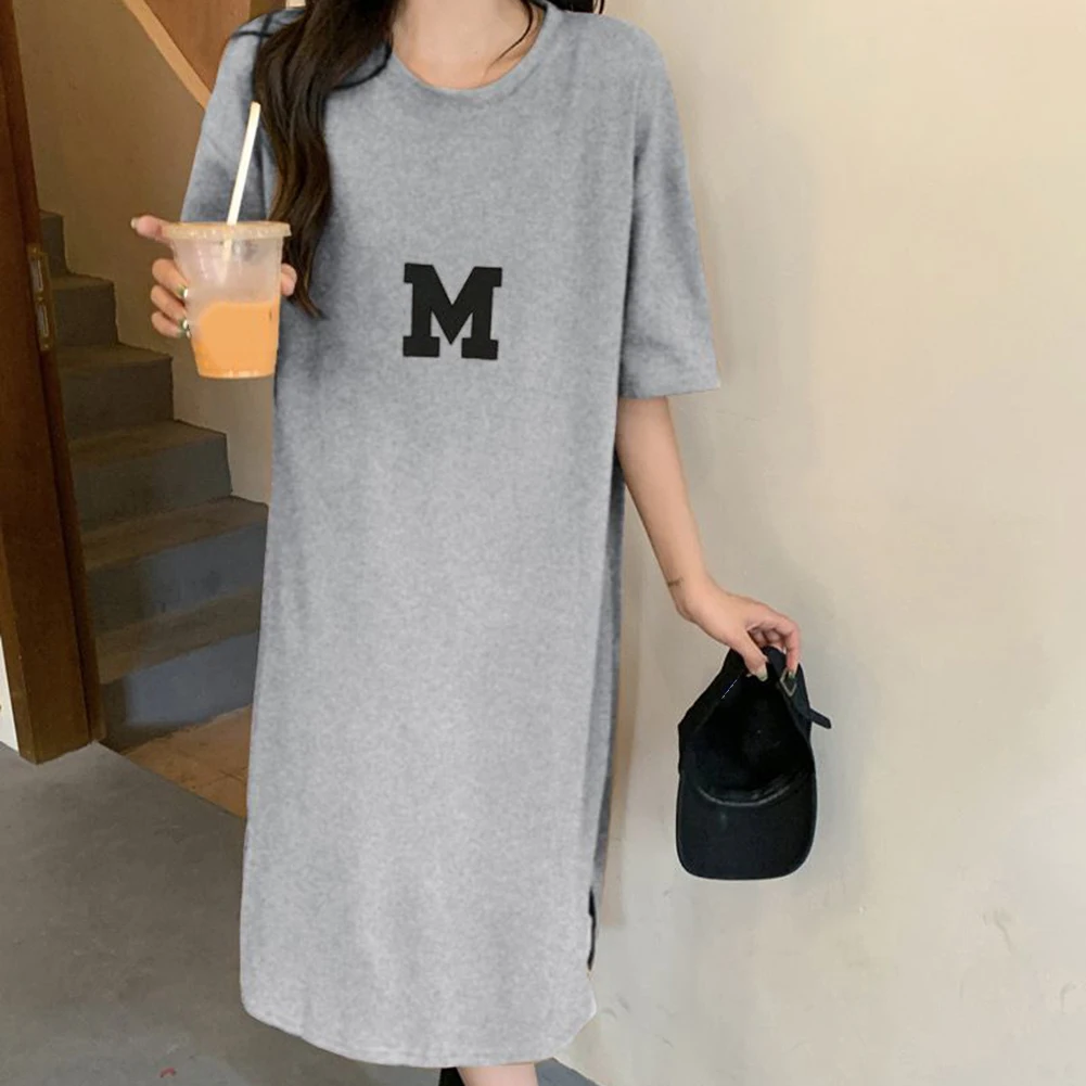 Casual Summer Outfit A-Line Long Skirt Casual Wear Daily Use Slight Elastic Letter Pattern Brand New Item For Autumn