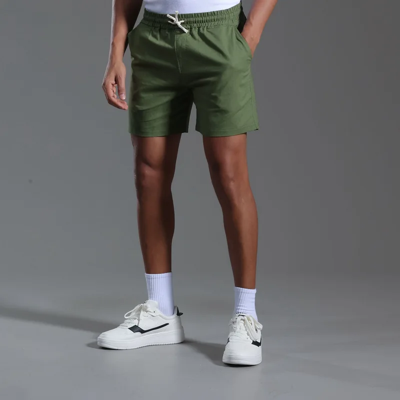 Spring Summer Linen Shorts for Men Breathable Sport Gym Shorts Casual Basketball  Training Running  Neutral Loose Shorts