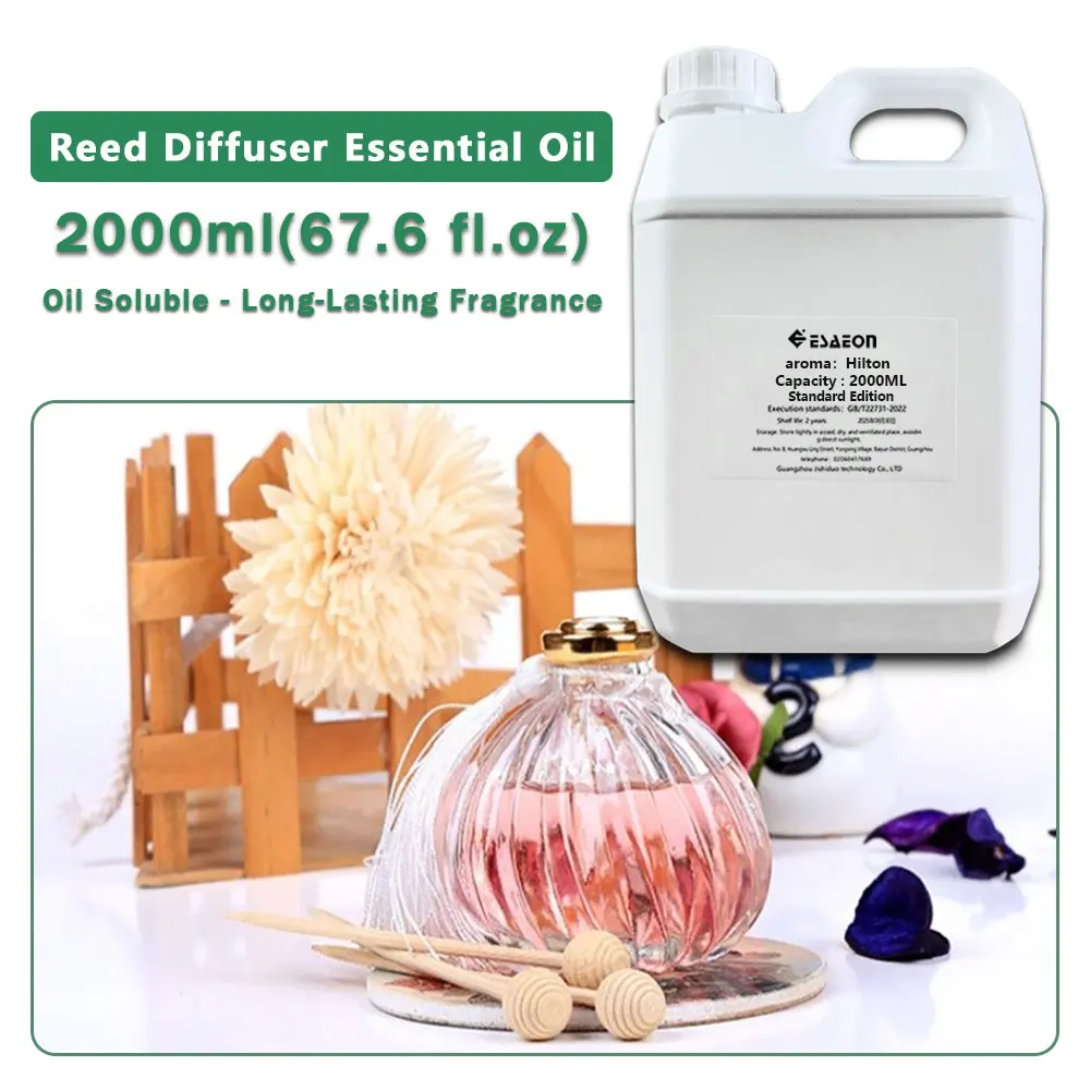 ESAEON Perfume Oils, Vine Diffuser Replenishes Aromatic Oil, Aroma Reed Diffuser Oil, Hilton/Marriott Hotel - 2000ML(67.6 fl.oz)
