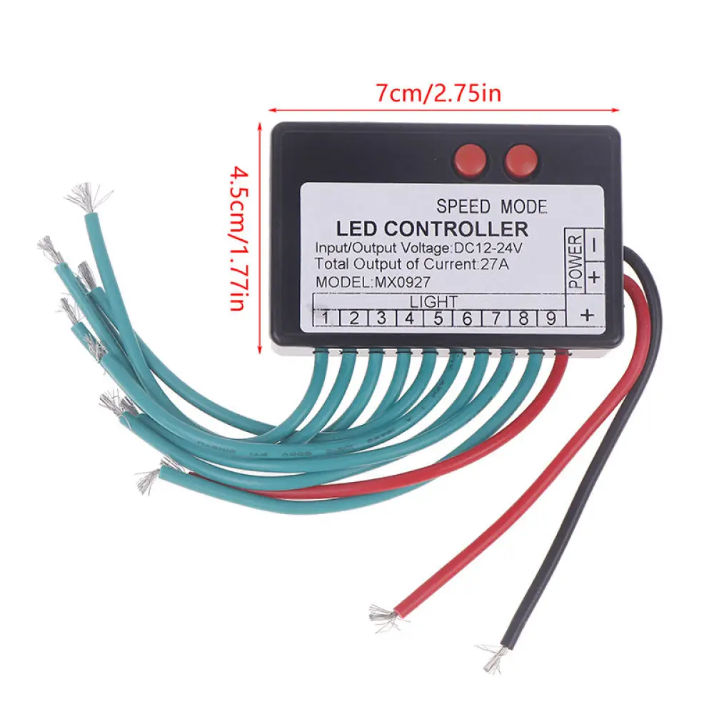 Outdoor LED Advertising Light Controller DC 12V 24V Multi Function Flash Chase Module For Channel Letter Signage Systems