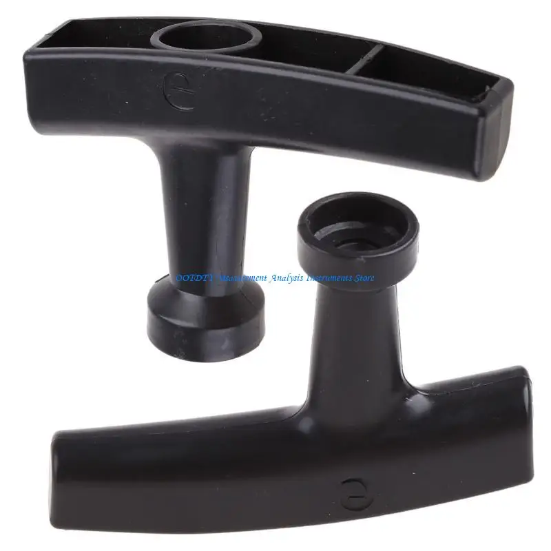 367d Schwarzer Lenker Ersatz Rückstoß Starter Pull Garden Tool Lenker Rasenmäher Einfach zu installieren