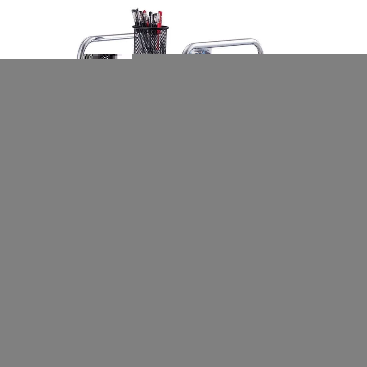 

Chrome Studio Organizer Rolling Cart Scrapbook Supply Paper Home Office Storage