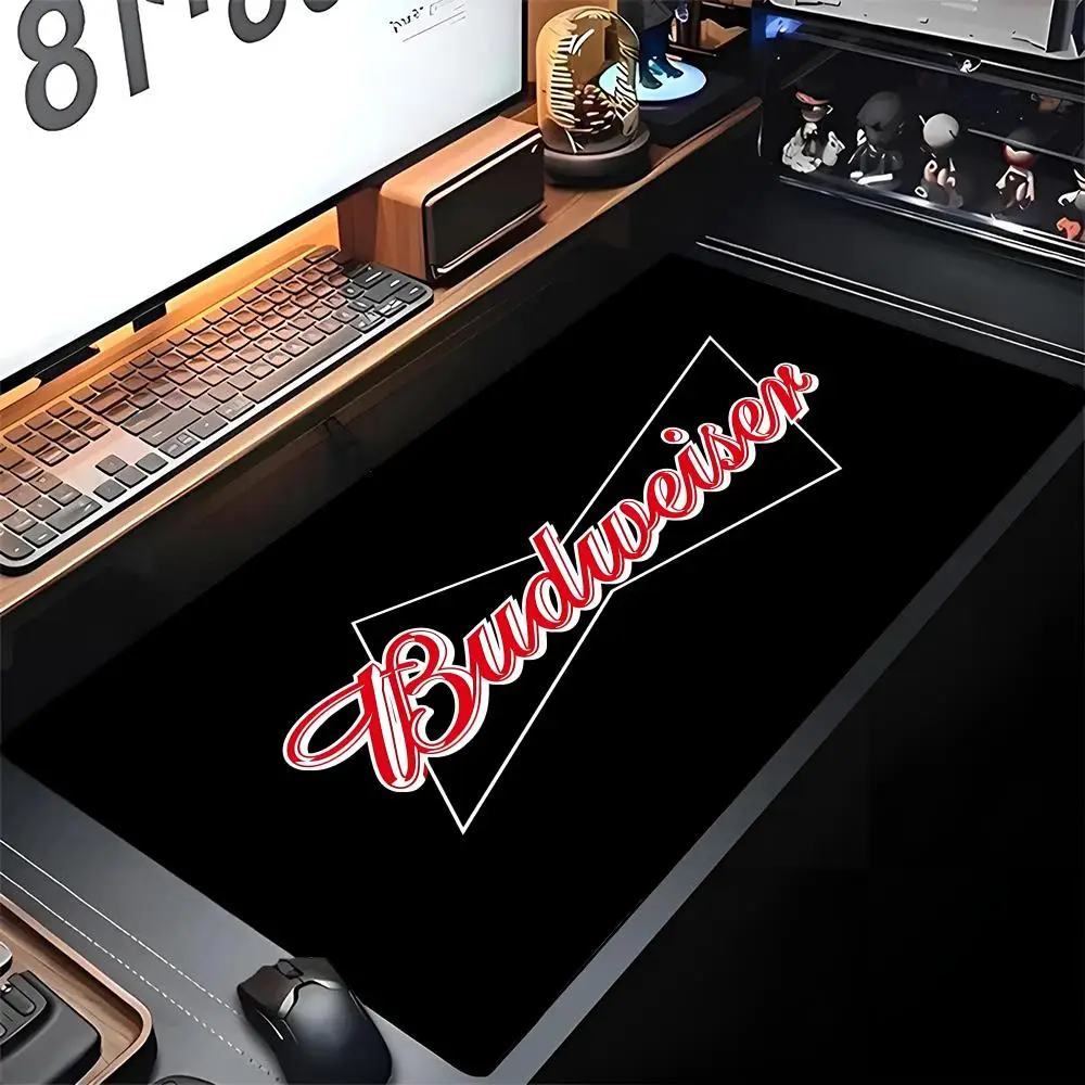 

B-BudweiserES Beer Mouse Pad Gaming Locking Edge Big Computer Gamer Large Rubber Art Mousepad Retail Laptop Desk Mat