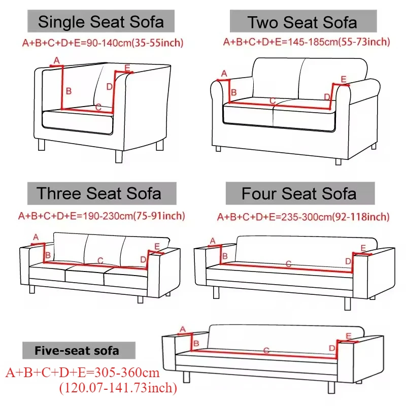 Household All-inclusive Four Seasons Universal Sofa Cover Modern Style Stretch Non-slip Sofa Furniture Protector for Living Room