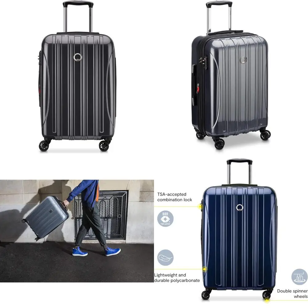 

Ручная кладь 21-дюймовый расширяемый спиннер с титановой твердой поверхностью, аэродизайн для путешествий в Париже