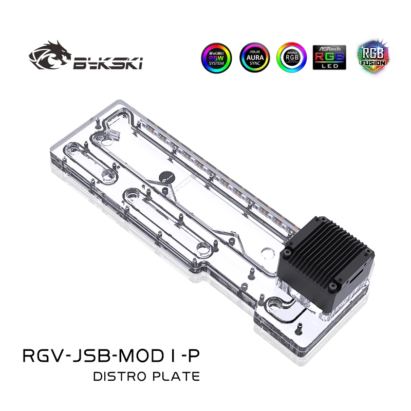 

BYKSKI RGV-JSB-MOD1-P Distro Plate For JONSBO MOD1 Case PC Water Cooling Waterway Board Reservoir Water Tank Pump