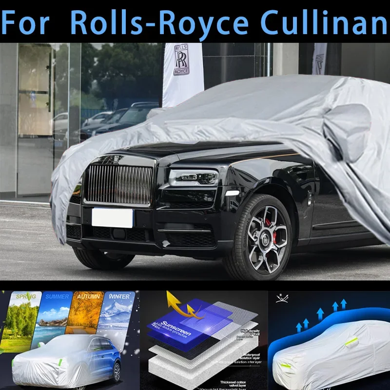 

For Royce Cullinan Car protective cover,sun protection,rain protection, UV protection,dust prevention auto paint protective