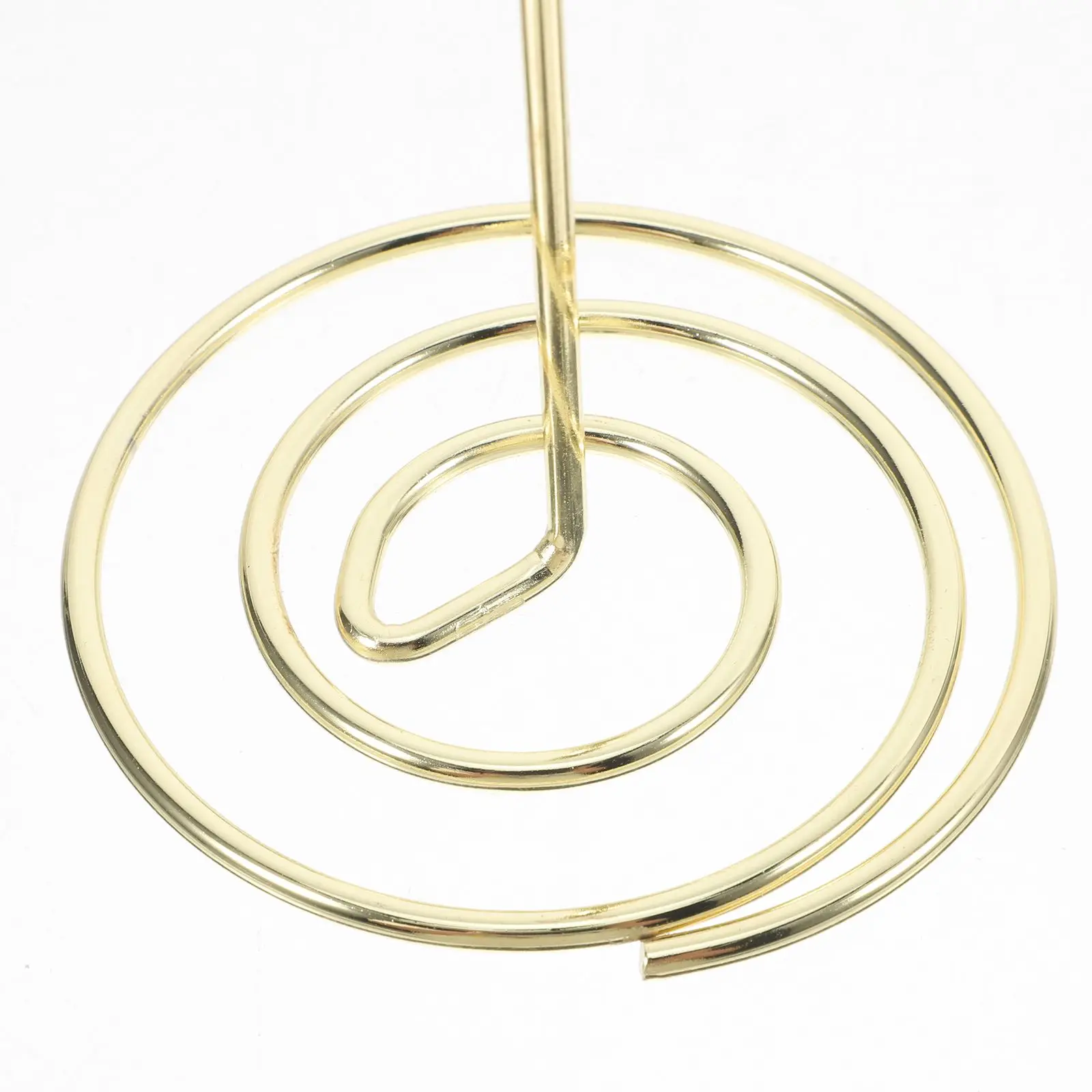 2 Pcs Menu Holder Golden Color Metal Restaurant Accessory Invoice Bill Receipt Folder Kitchen Office Use