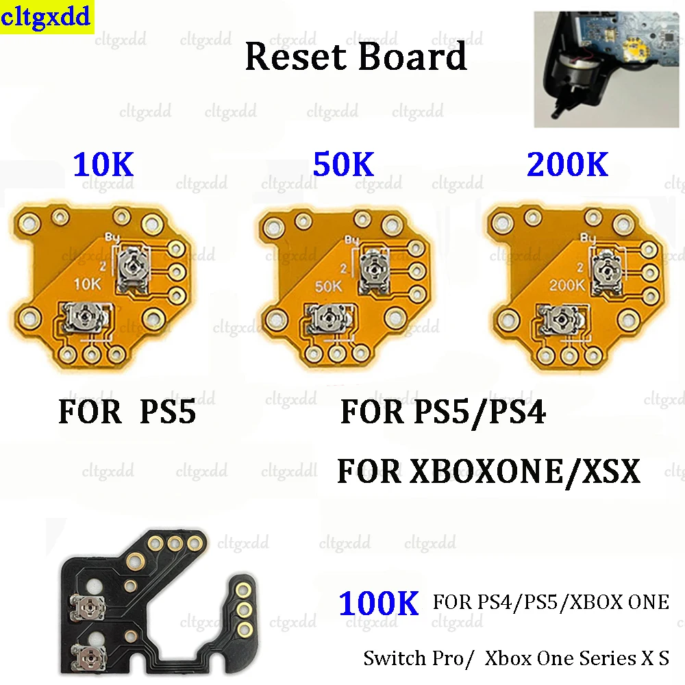 2piece FOR PS4/PS5/Xbox One/Xbox Series X S/Switch Pro Universal Gaming Joystick Drift Board Controller Analog Rod Reset Board