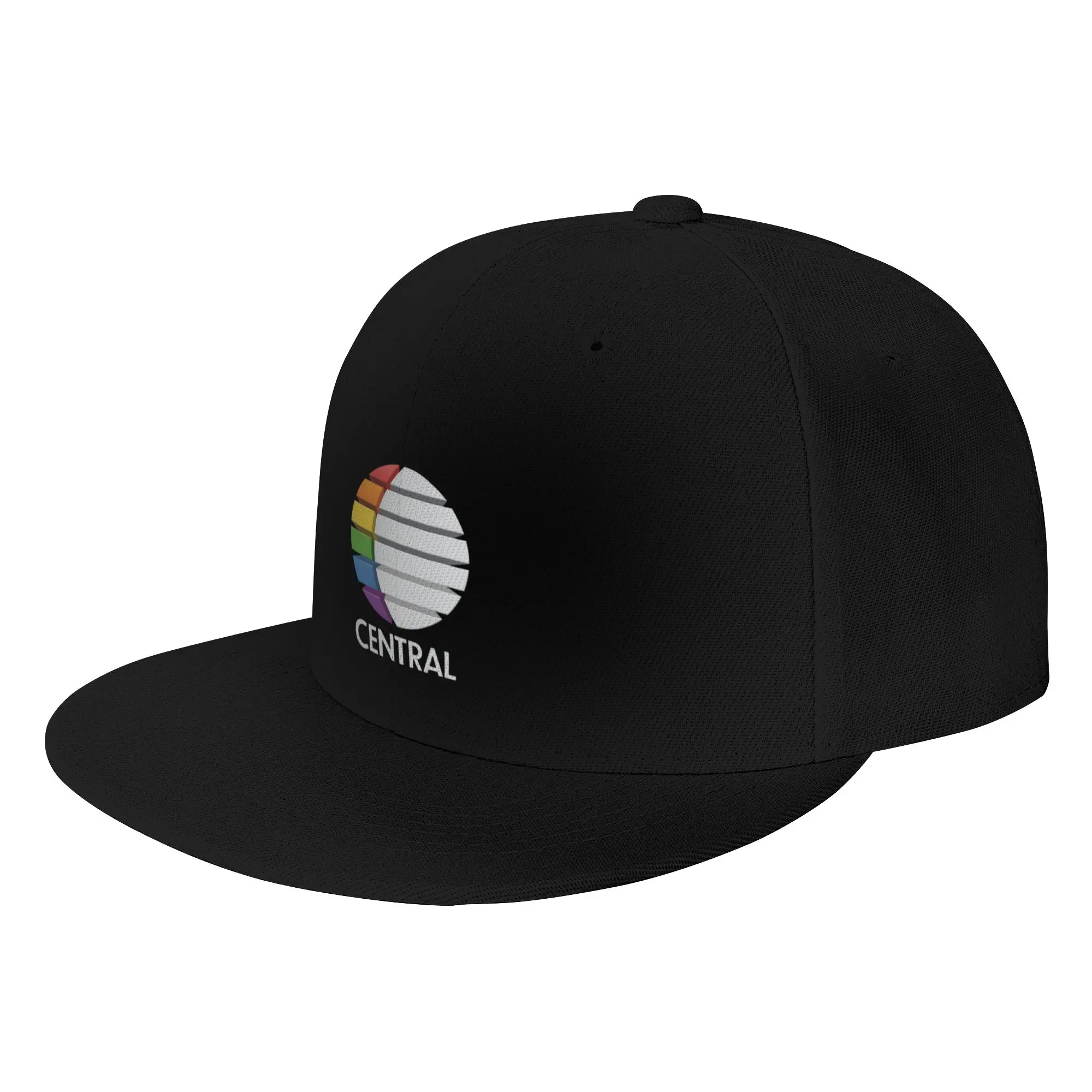 Fashion Central Television 1980s 1990s retro ident logo Birmingham Flat Brim Sun Hat  Light Mature Style Summer Hat