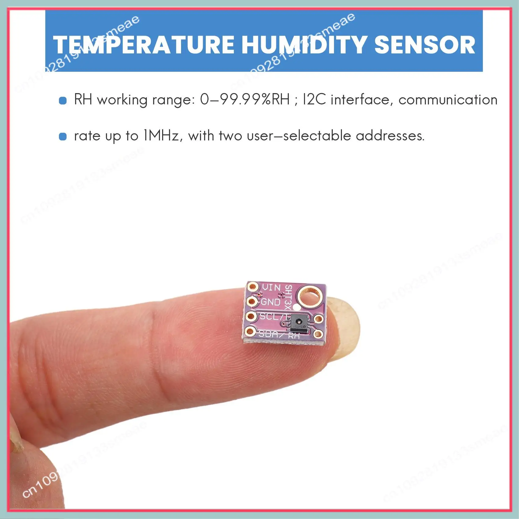 N94R 3 шт. SHT31-D датчик температуры и влажности цифровой выходной модуль датчика IIC I2C интерфейс 3,3 В для Arduino Raspberry Pi