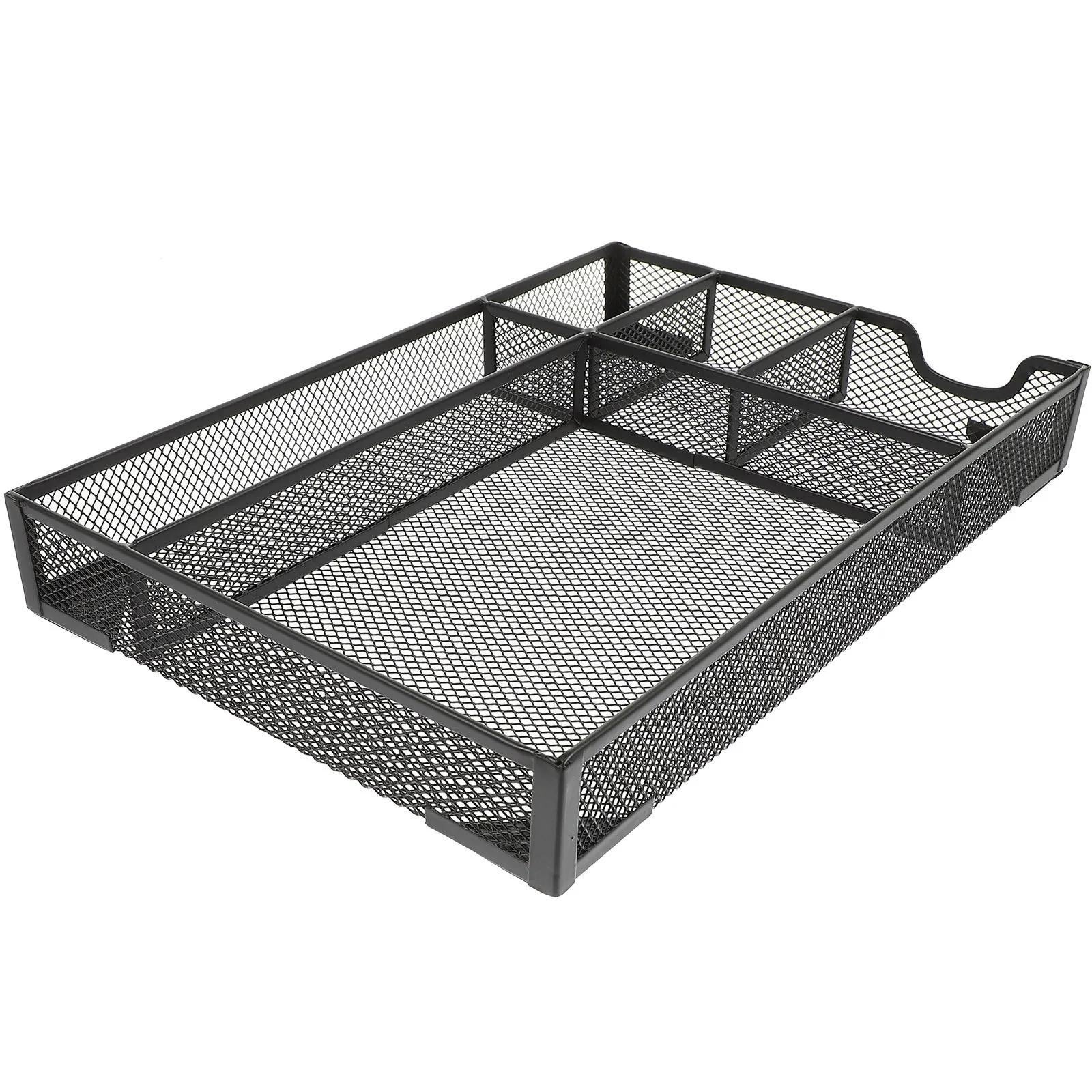 

Mesh File Organizer Metal Office Storage Holder For Desk Documents Black Desktop Drawer Organizer Aesthetic Office Supplies