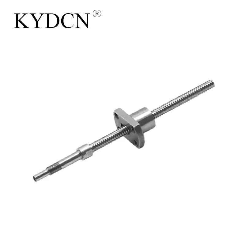 12/14mm Ball Screw SFK1202 SFK1402 CNC Miniature Ball Screw 150mm-550mm Micro Ball Screw For 3D Printer