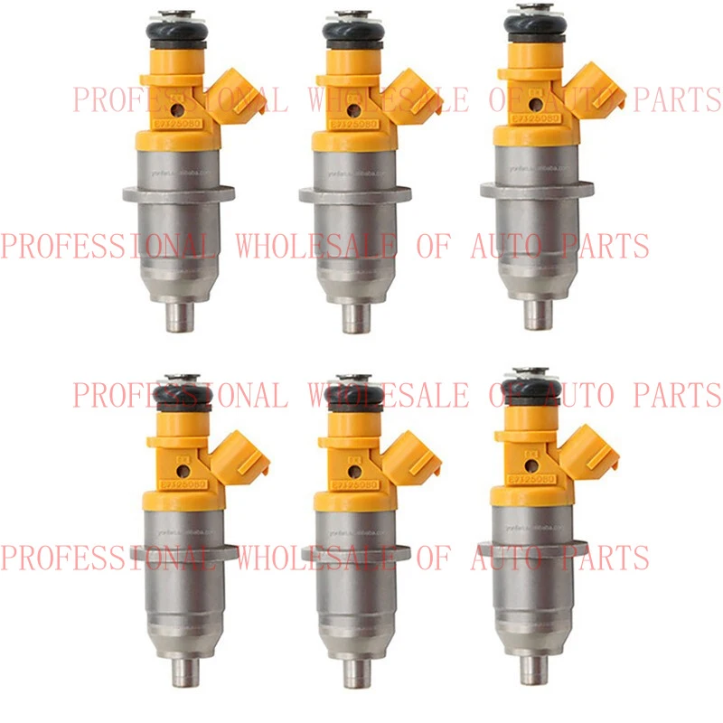 V+ V+ Fuel Injector for 01-06 Mitsubishi Pajero III Canvas Top V60 3.5GDI 6Pcs