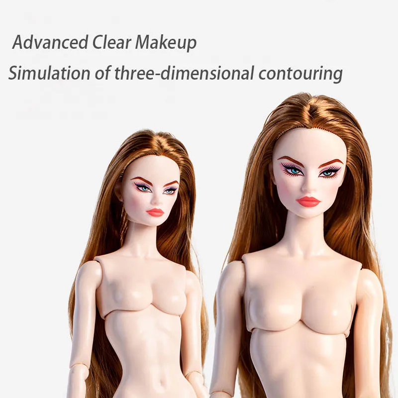 1/6 Nuovo Aggiornato Fashion Star Supermodelo Bambola 32 centimetri 12 Comune Mobile Pelle Bianca Elegante Trucco Alla Moda Acconciatura FAI DA TE Dress Up giocattolo