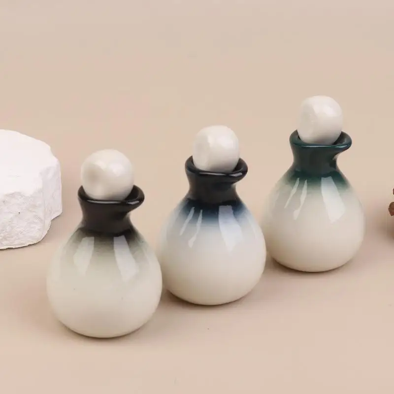 60ml Empty Essential Oil Bottle Beauty Salon Scented Bottle Decorate Ceramic Aromatherapy Cosmetic Jar Home Decor Bottle