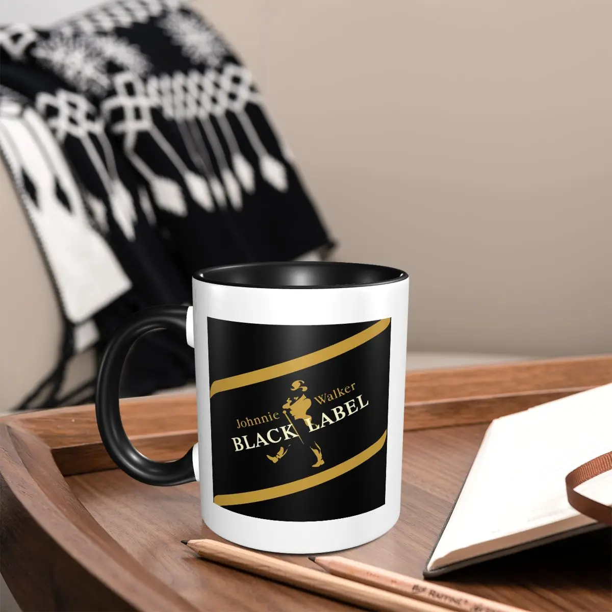 Johnnie Walker Mug Funny Ceramic Coffee Cups Tea Mugs Milk Cup Drinkware Gift for Woman Man