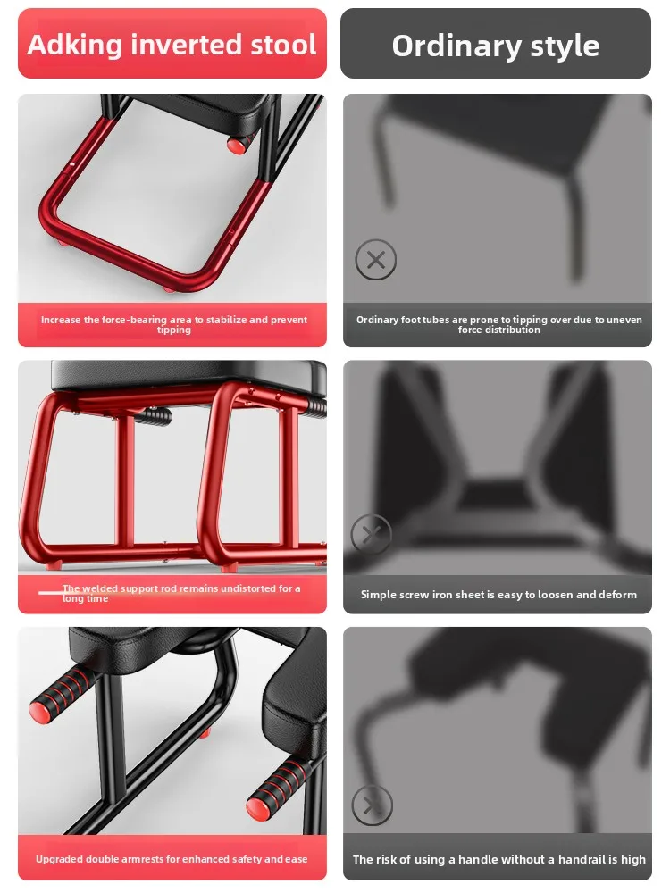 LH Inverted Artifact Home Inverted Stool Inverted Yoga Aids Fitness Equipment