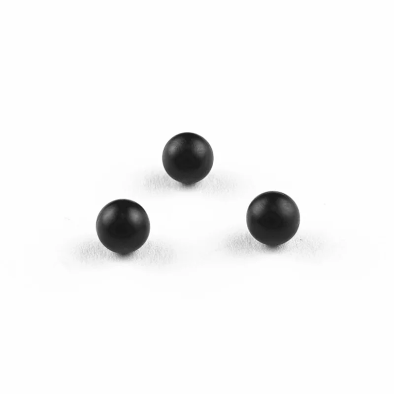 5-200PCS  Solid Round  NBR Rubber Ball Dia 4/4.76/6/6.35/8/9.5/12.7mm Elastic Ball Industrial Wear-resistant Rubber Ball