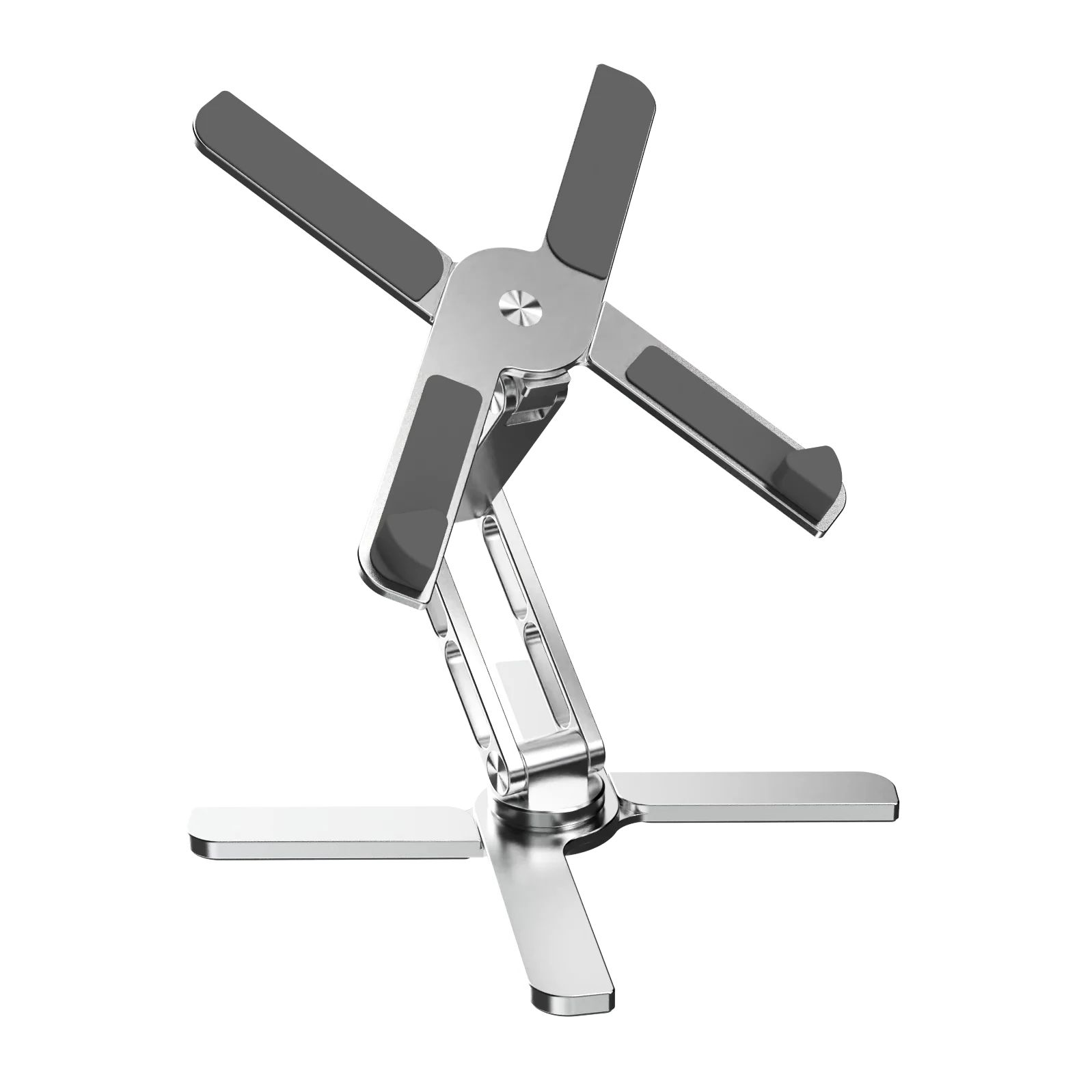 Adjustable 360 Degree Rotating Laptop Stand Foldable Aluminum Holder For 10-17 Inch Laptops And Tablets