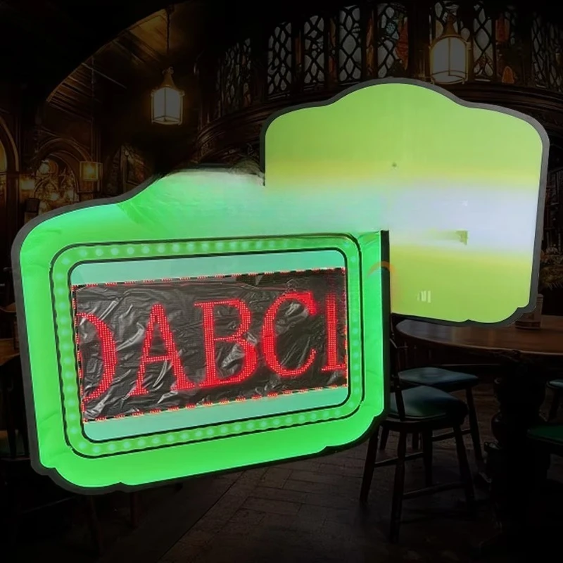 Application Control Scrolling Light Emitting Diode Message Board Logo VIP Display Bottle Service Logo Presenter