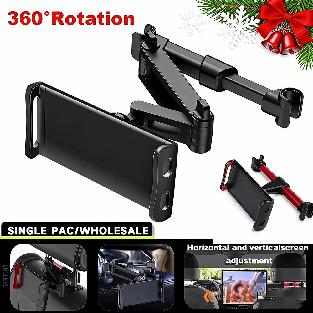 360 Rotation Universal Car Back Seat Headrest Mount Holder For iPad Air 1 2 4-11 Inch Mini Tablet PC Auto Car Phone Holder Stand