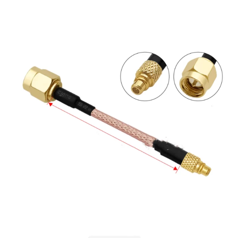 

1Pc RG316 Cable SMA Male Female to MMCX Male plug Female jack adapter RG-316 Low Loss Coax jumper cable