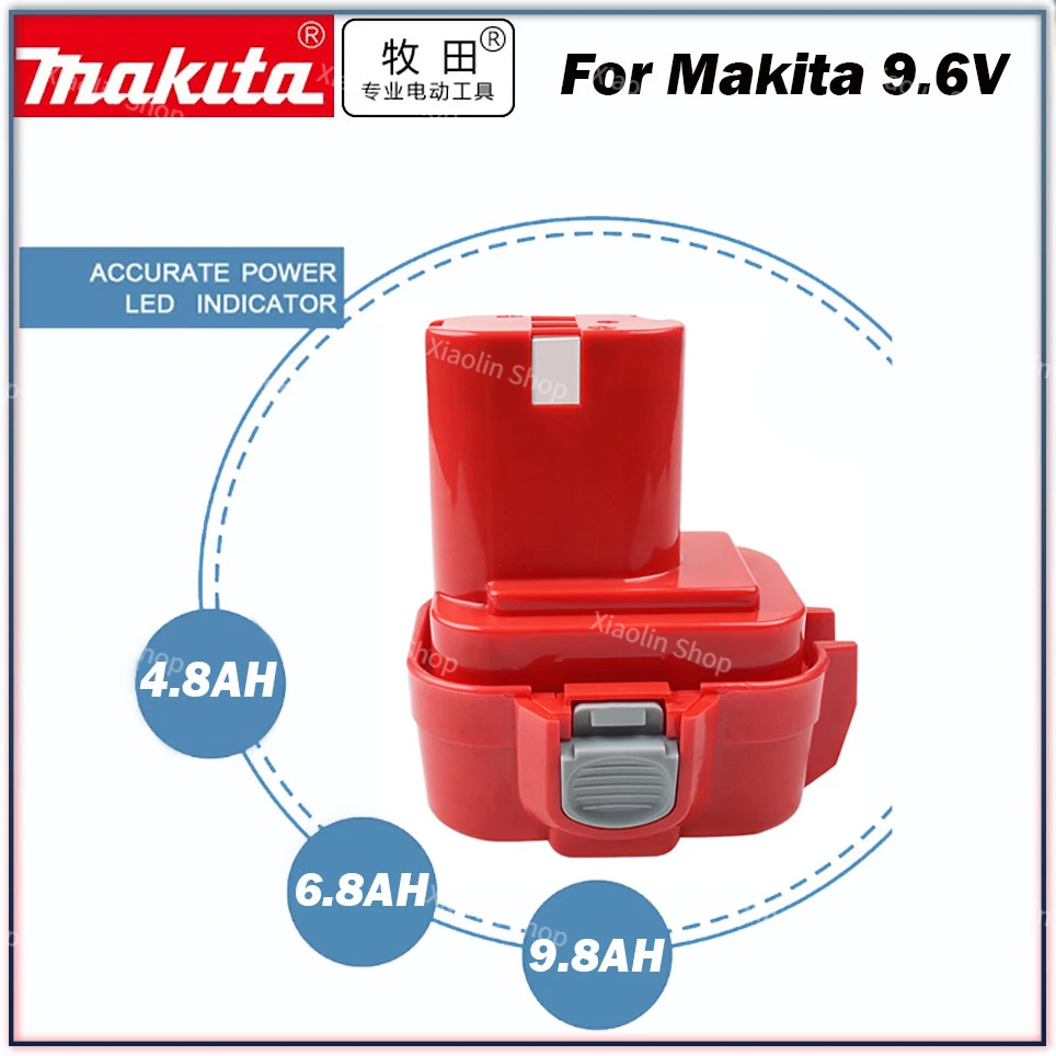 

Makita 9.6V 4800MAh 6800MAH 9800MAH NI-MH Power Tools Battery MAKITA 9120 9122 9133 9134 9135 9135A 6222D 6260D PA09 L70