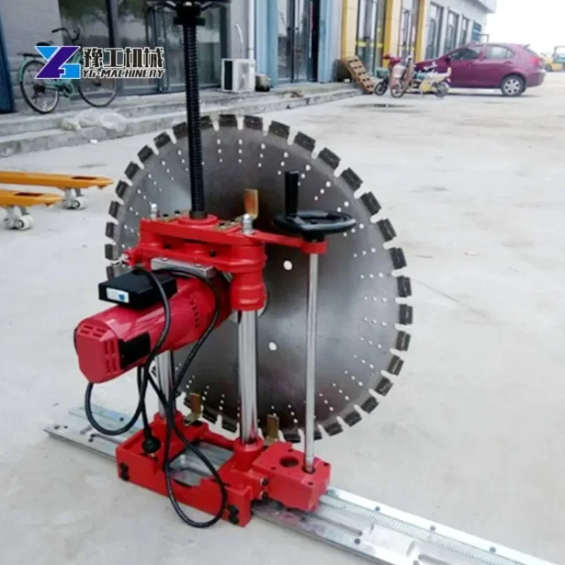 

800mm 1000mm 1200mm Fully Automatic Concrete Wall Sawing Cutter Big Motor Electric Wall Saw Cutting Machine