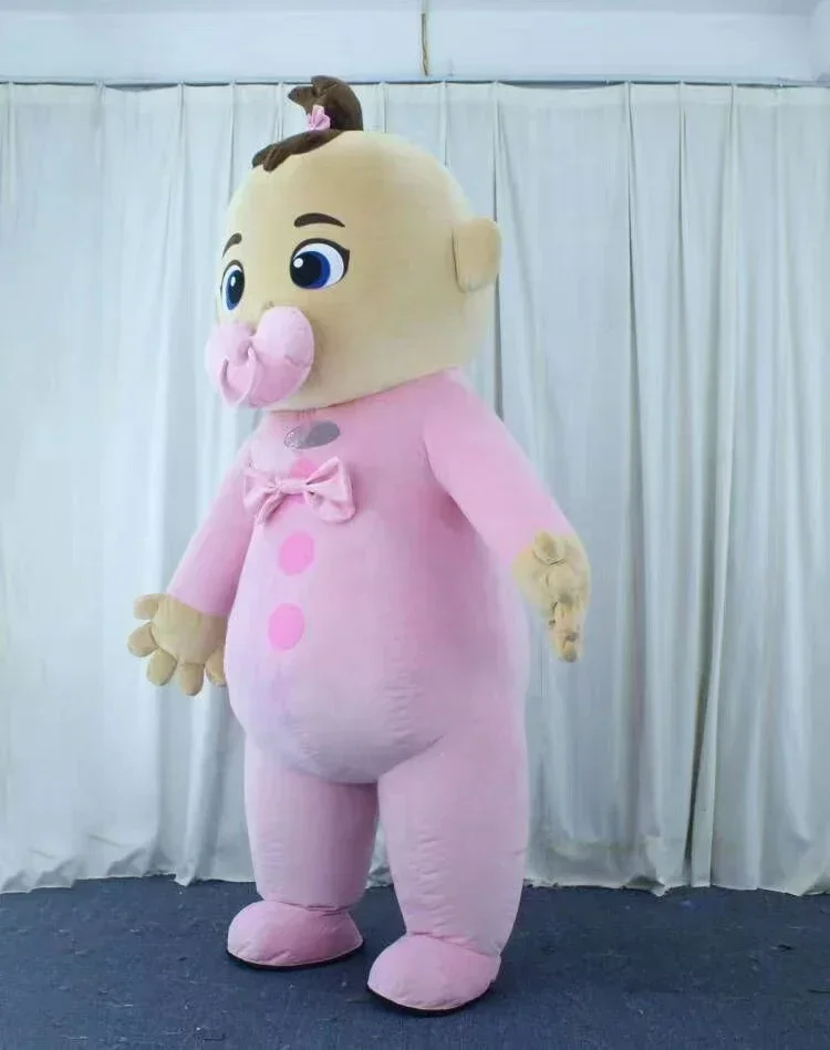 Costume de Mascotte Gonflable pour Bébé, Garçon et Fille, Tenue de Dessin Animé Rick, Attrayant, Trempé, Cadeau d'Anniversaire pour Carnaval, Événements