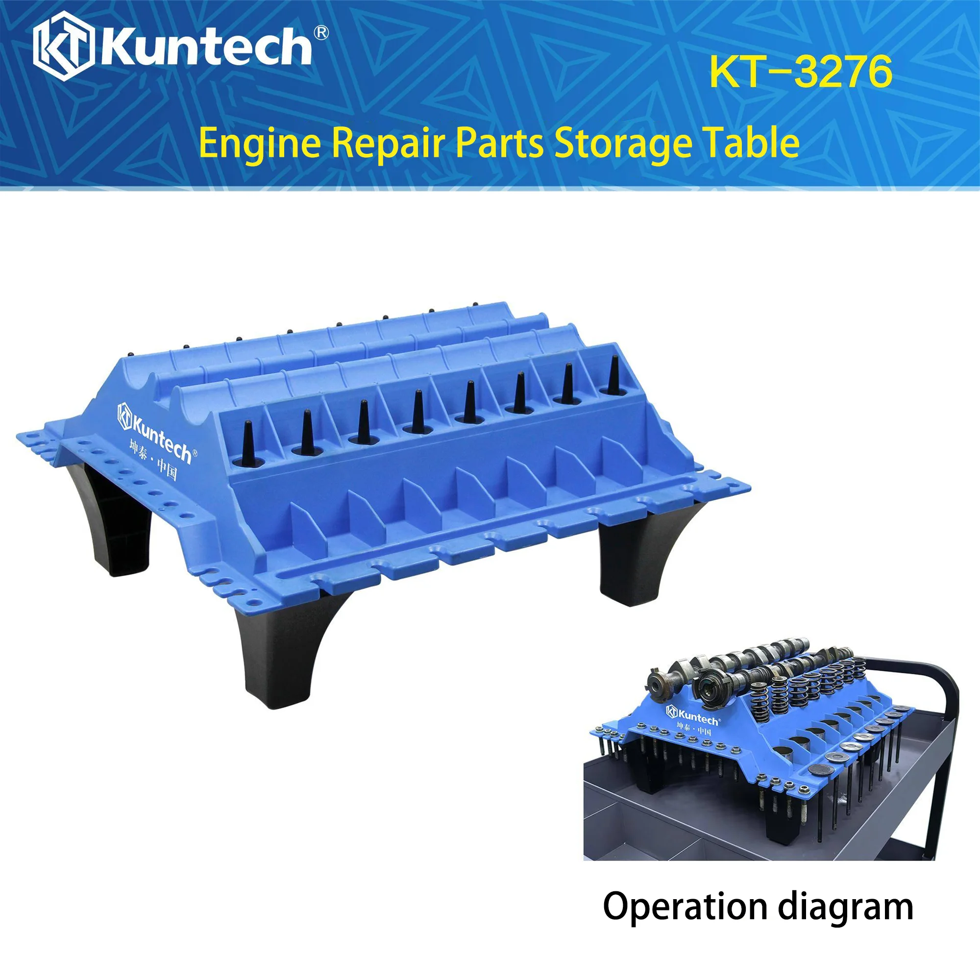 Universal Engine Parts Storage Tray Stand for Car Engine Repair & Maintenance