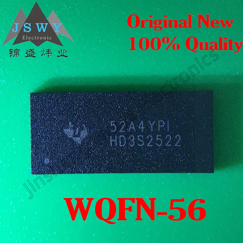 

Free shipping for 1~30PCS HD3SS2522RHUR HD3SS2522 SMD WQFN56 Controller Chip IC Brand new in stock Good quality