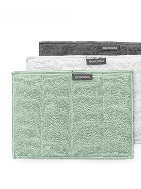 

Brabantia Thiened Kitchen Cloth 3-Piece Set Durable Diwaing Cloth Absorbent Dry Cloth Scrubbing Pad for Household Cleaning