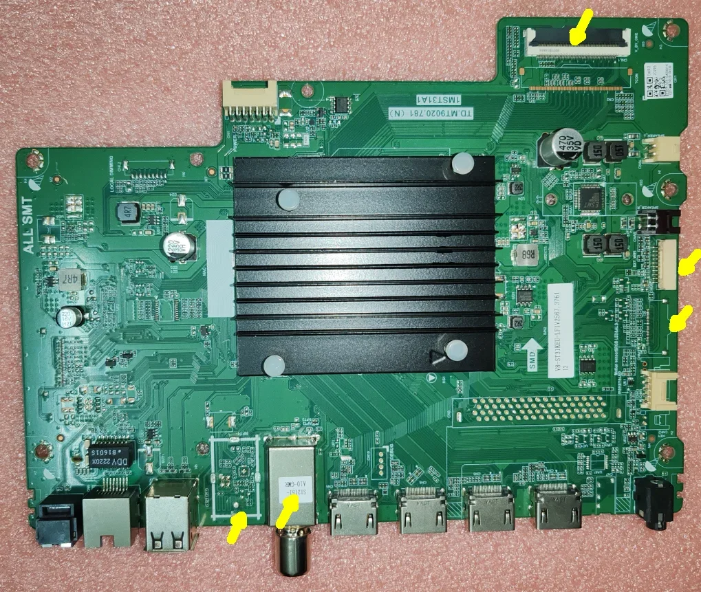 

TD.MT9020.781(N) 1MST31A1 led TV motherboard tested well Multiple specification interfaces, buyer checks photos