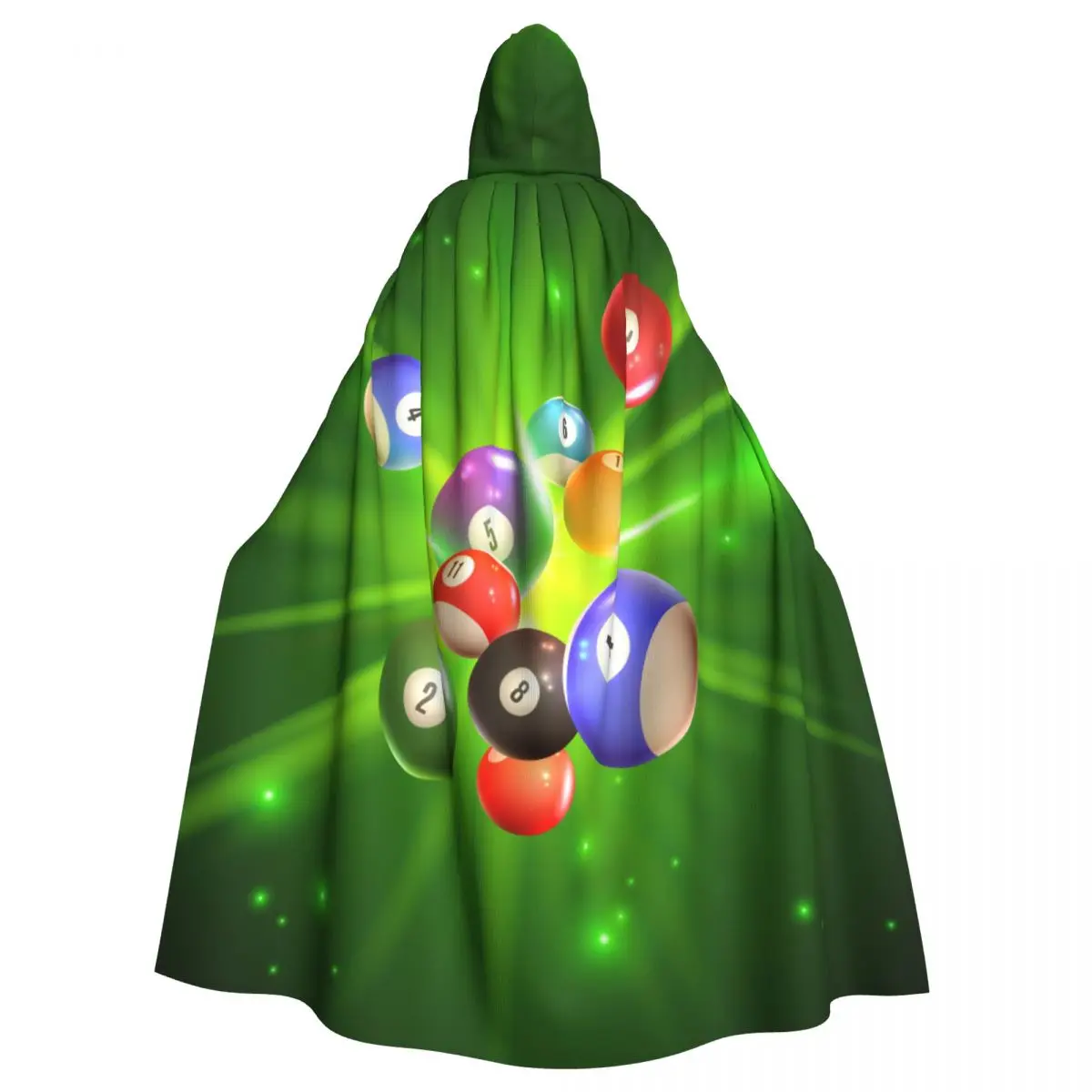 Long Cape Cloak Bingo Cards Hooded Cloak Coat Hoodies Elf Purim