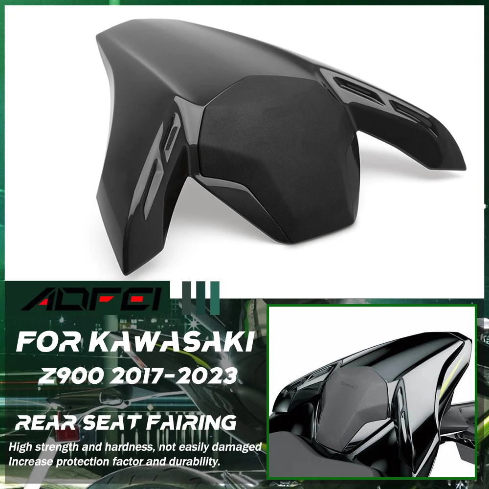 

Задний обтекатель для капота мотоцикла Kawasaki Z900 2017-2023 2022 2021, пассажирский чехол для заднего сиденья мотоцикла Pillion Z 900, черный обтекатель