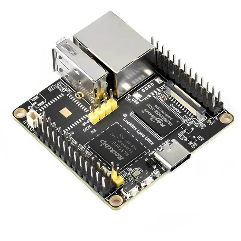 AT41 Lyra Ultra RK3506B 8 ГБ встроенного EMMC, без Wi-Fi6, без Poe с портом аудио и дисплея Высокопроизводительный вычислительный модуль